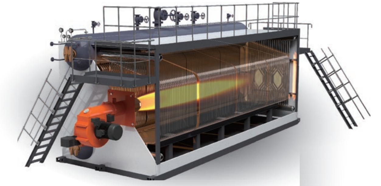 蒸汽锅炉-燃油（燃气）SZS系列全自动饱和蒸汽锅炉